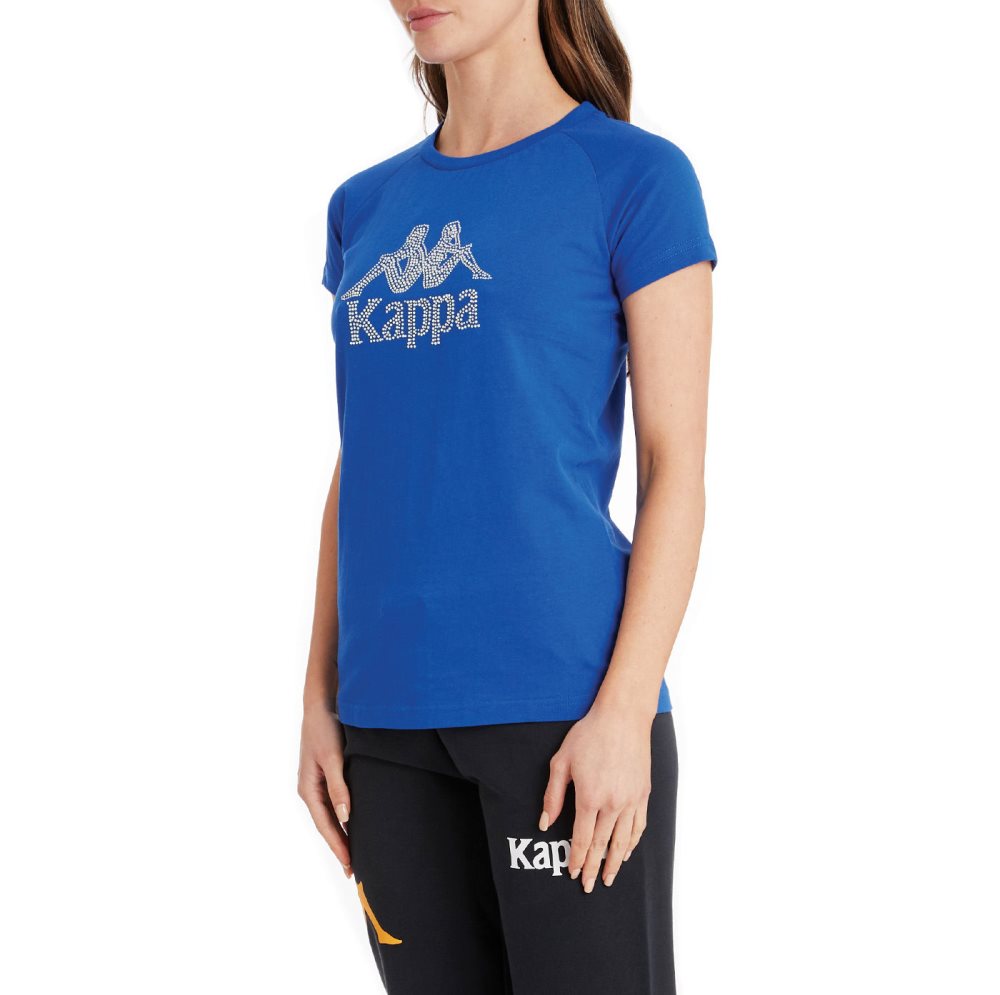 Camiseta Kappa Authentic Shaira Azules | 40589-QUXJ