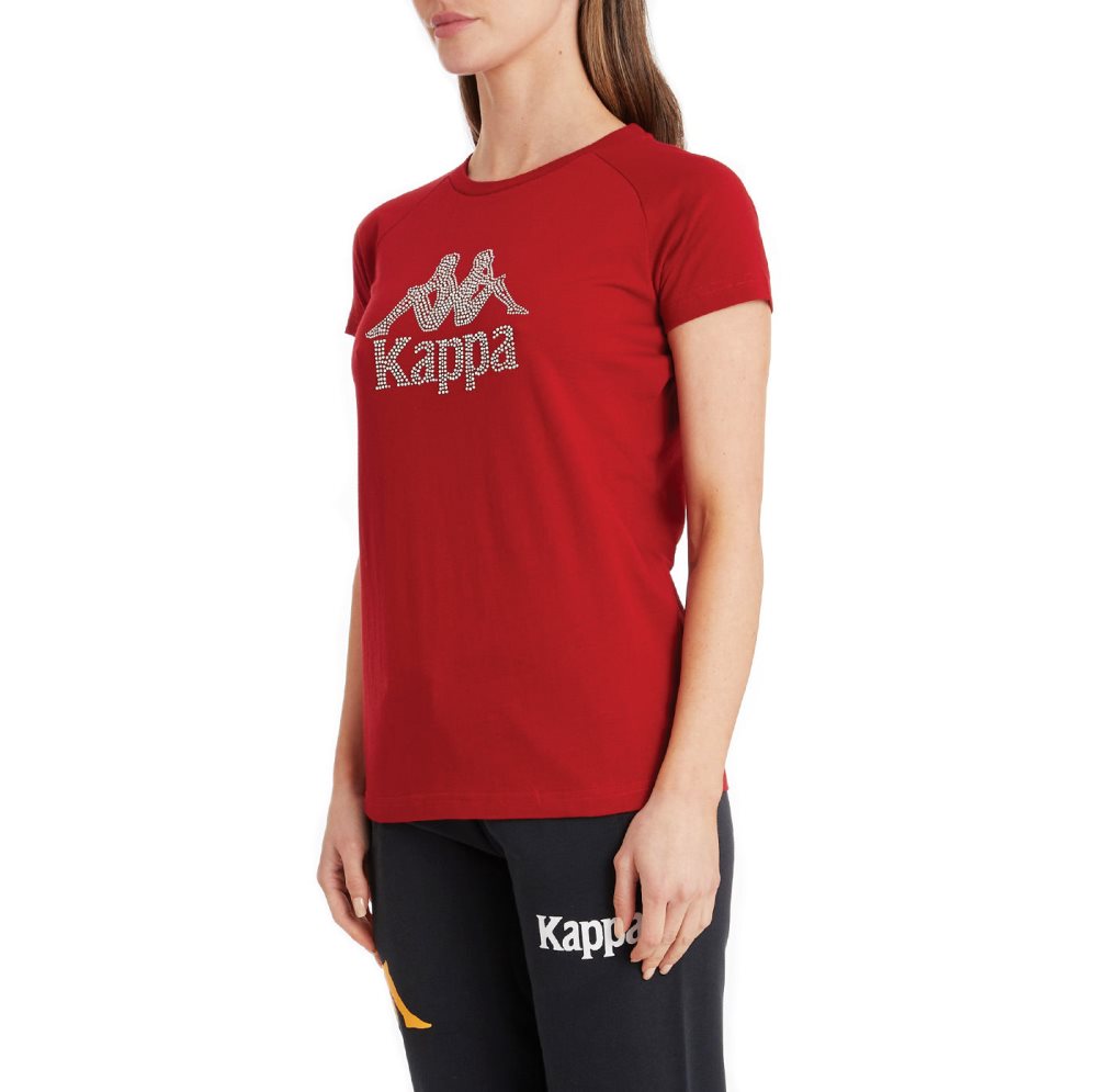 Camiseta Kappa Authentic Shaira Rojos | 81745-IPOM