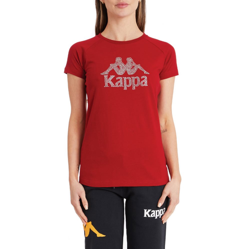 Camiseta Kappa Authentic Shaira Rojos | 81745-IPOM