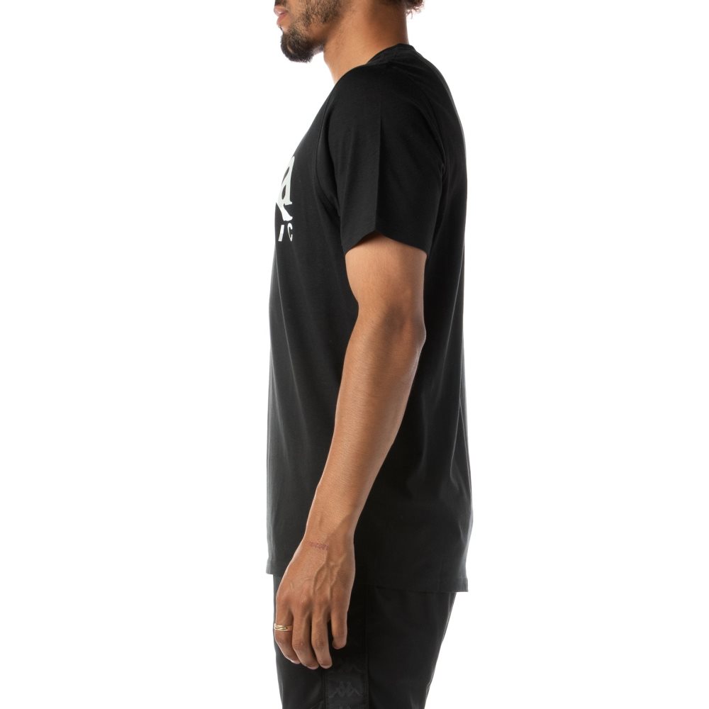 Camiseta Kappa Authentic Vanguard Negros | 72819-DHXK