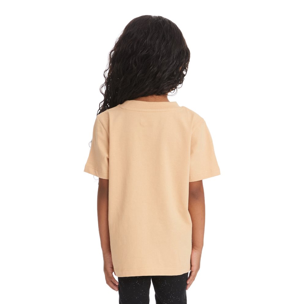 Camiseta Kappa Logo Bant Beige | 25741-KGRZ