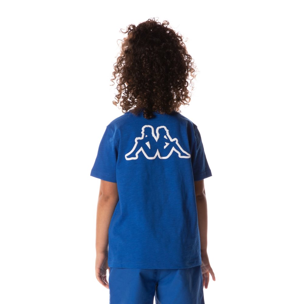 Camiseta Kappa Logo Cabal Azules | 81725-TXRN