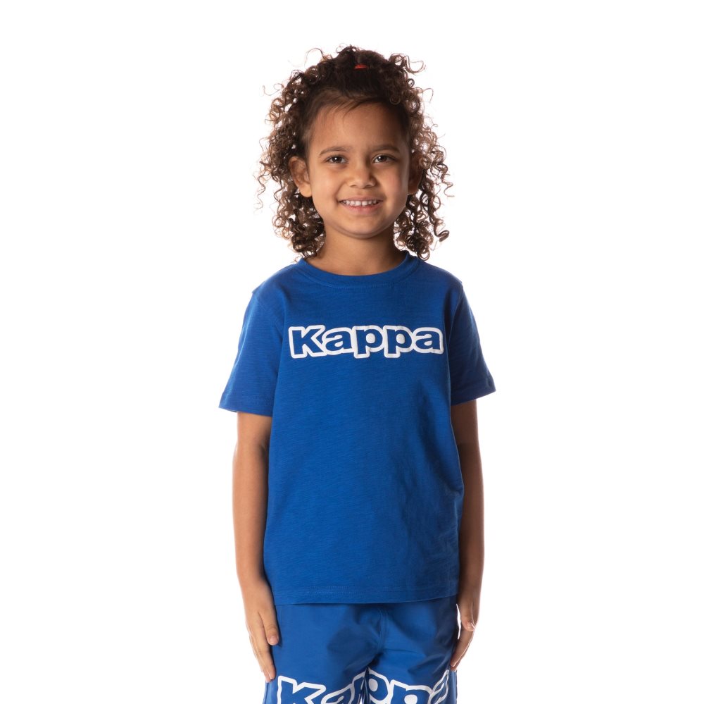 Camiseta Kappa Logo Cabal Azules | 81725-TXRN