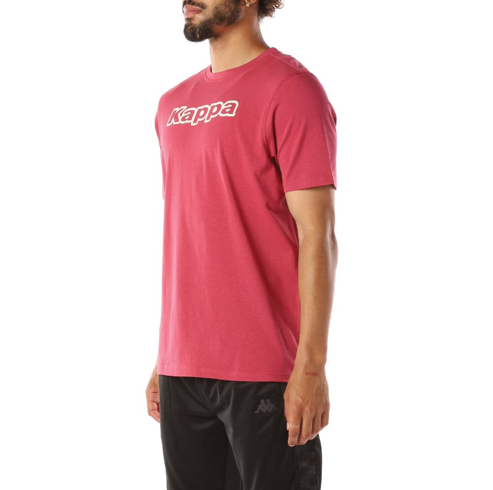 Camiseta Kappa Logo Cabal Rojos | 63728-LZKO