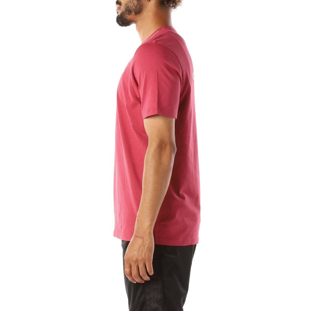 Camiseta Kappa Logo Cabal Rojos | 63728-LZKO