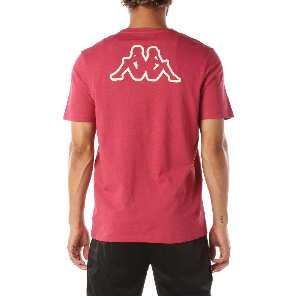 Camiseta Kappa Logo Cabal Rojos | 63728-LZKO