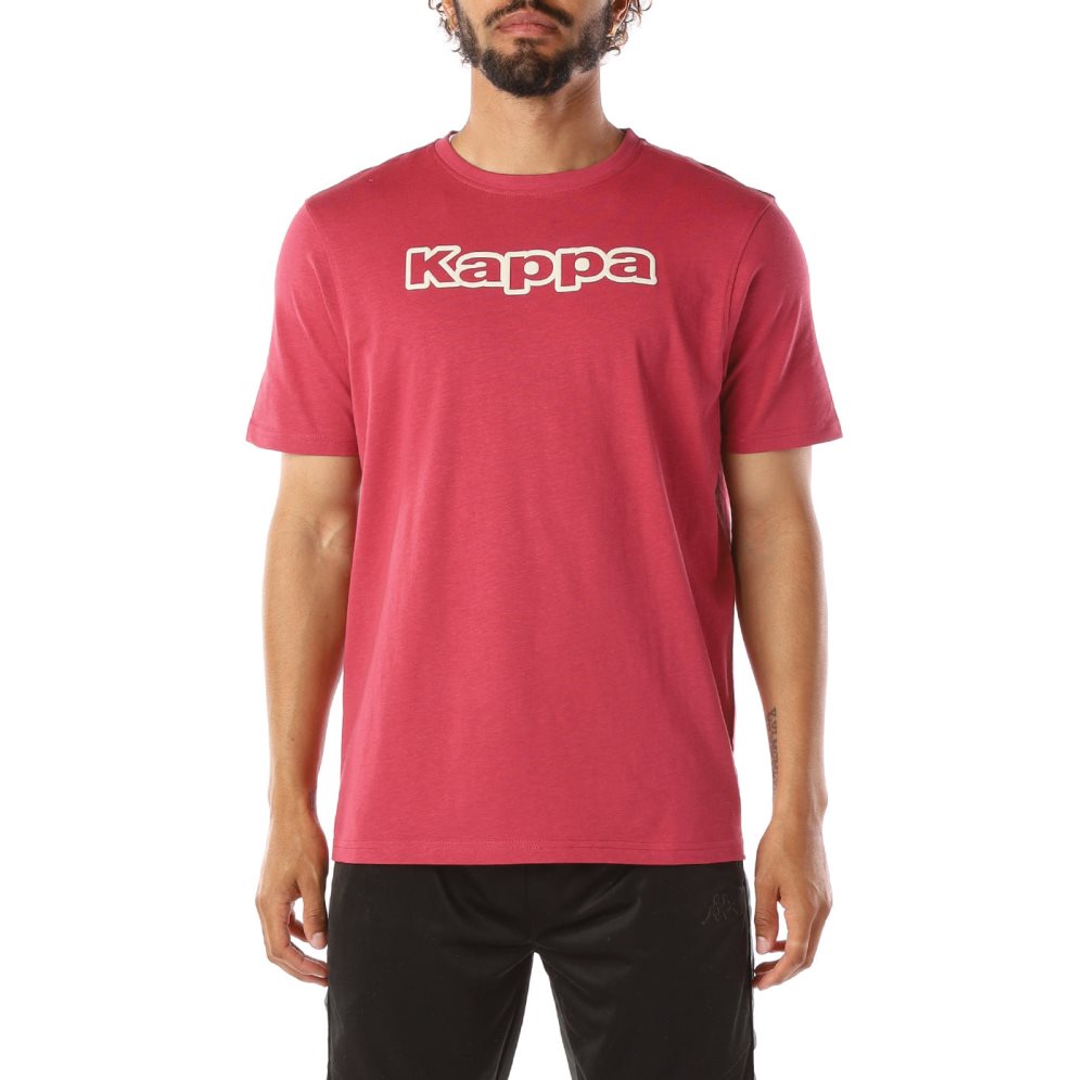 Camiseta Kappa Logo Cabal Rojos | 63728-LZKO