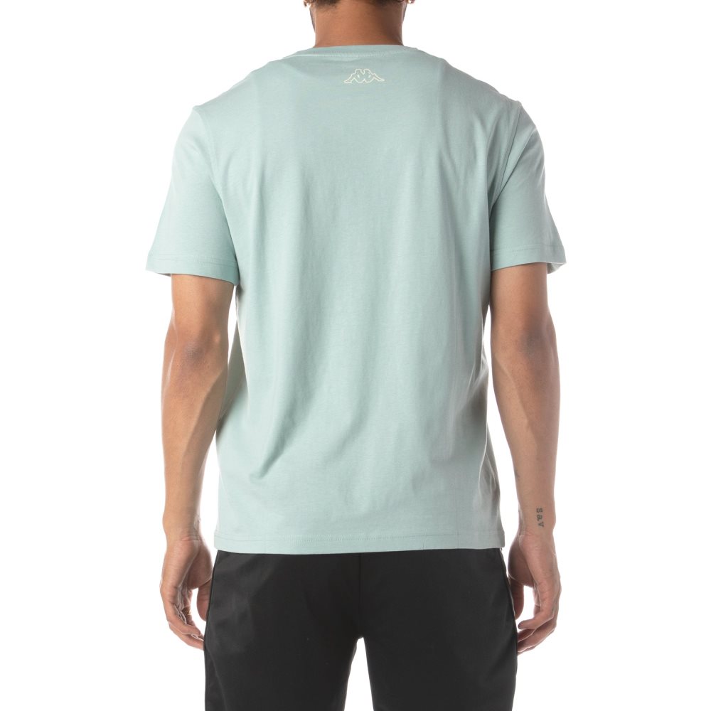 Camiseta Kappa Logo Tutto Azules Claro | 72965-LWUO