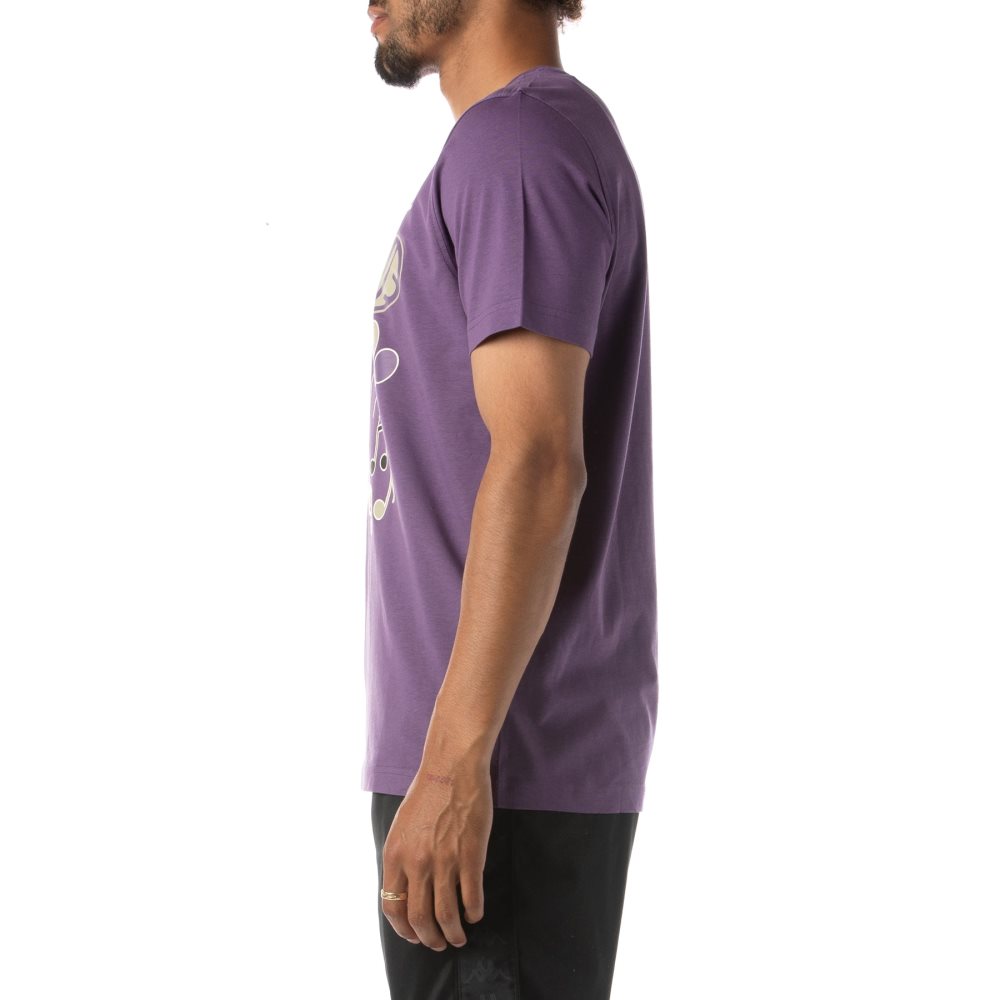 Camiseta Kappa Logo Tutto Morados | 32769-HNYK