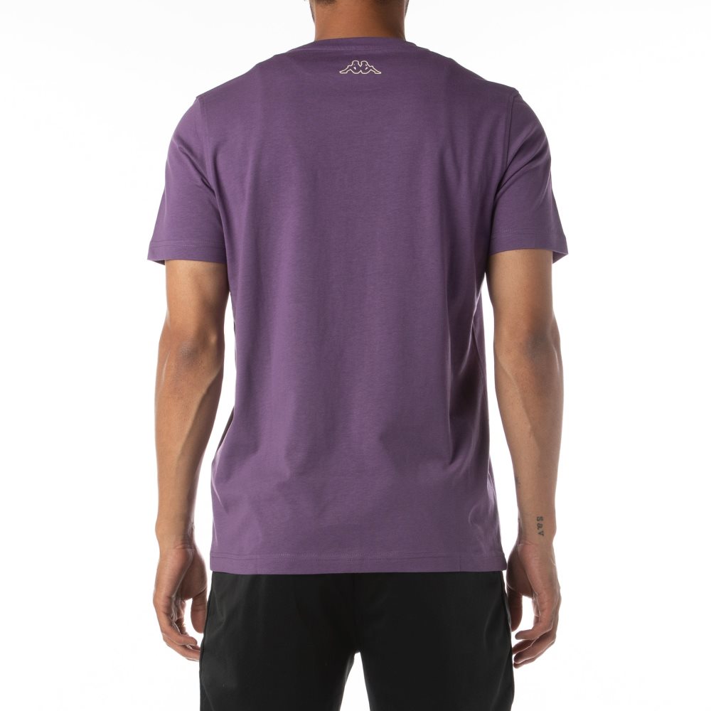 Camiseta Kappa Logo Tutto Morados | 32769-HNYK