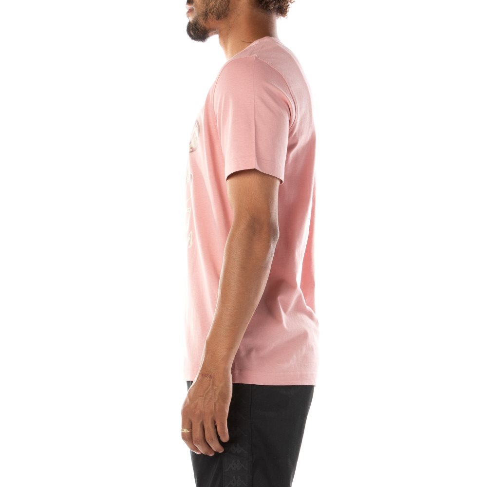 Camiseta Kappa Logo Tutto Rosas Claro | 59082-ETQA