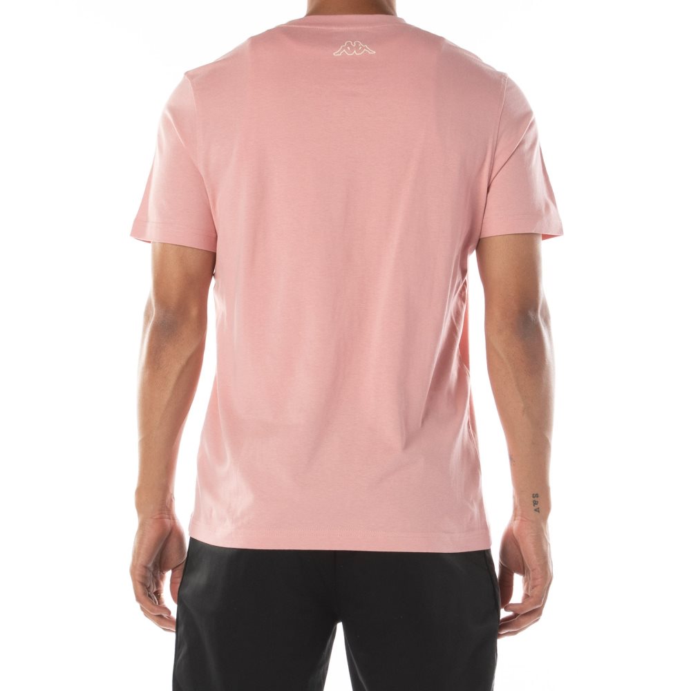 Camiseta Kappa Logo Tutto Rosas Claro | 59082-ETQA