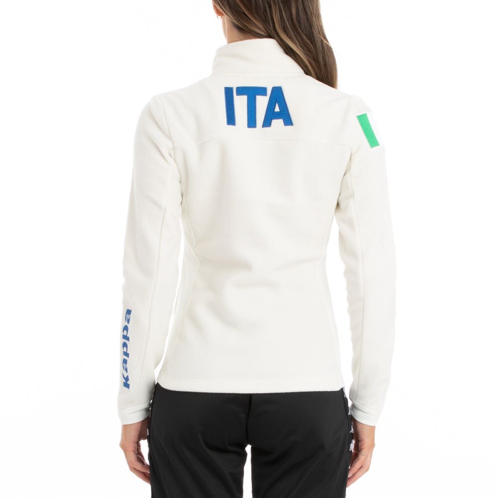 Chaquetas De Lana Kappa 6Cento 688 Fisi Blancos | 36742-YULN