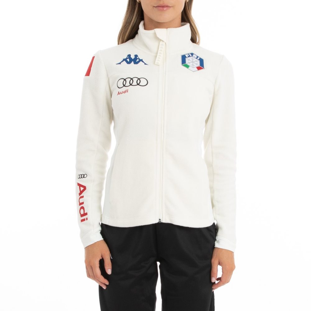 Chaquetas De Lana Kappa 6Cento 688 Fisi Blancos | 36742-YULN