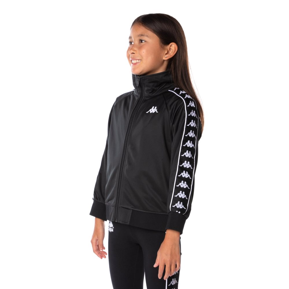 Chaquetas Deportivas Kappa 222 Banda Anniston Negros | 26491-VENI