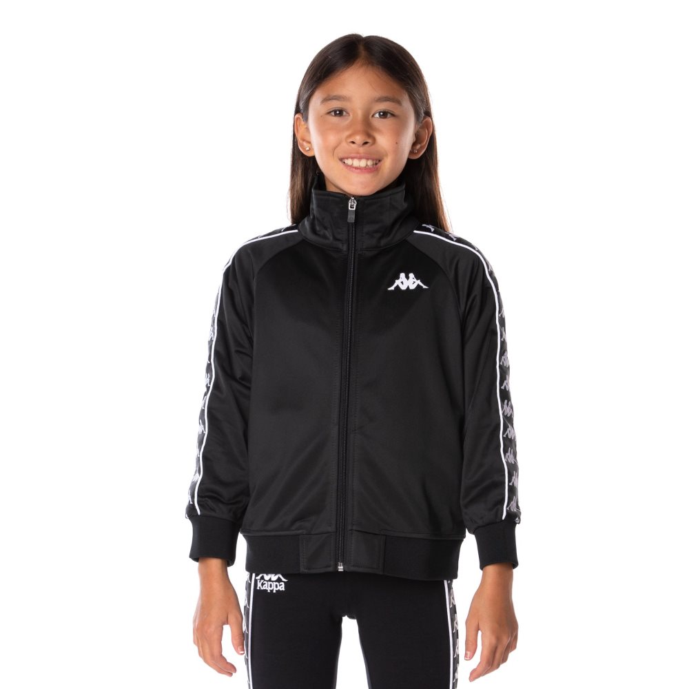 Chaquetas Deportivas Kappa 222 Banda Anniston Negros | 26491-VENI