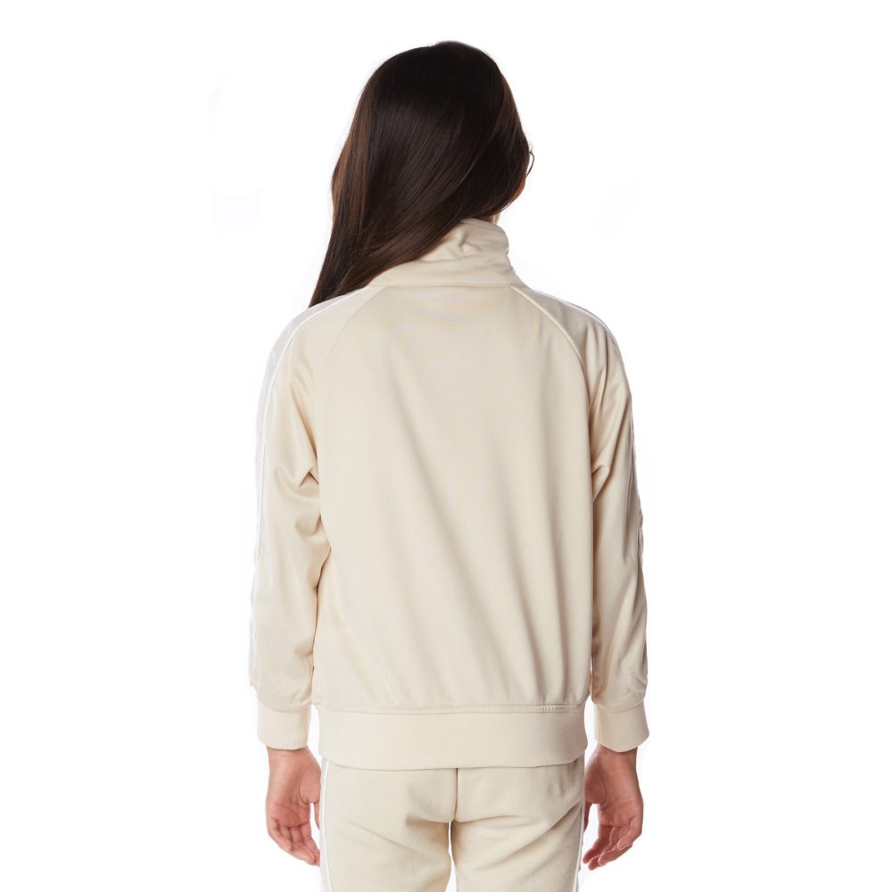 Chaquetas Deportivas Kappa 222 Banda Anniston Beige Blancos | 31487-GJCF