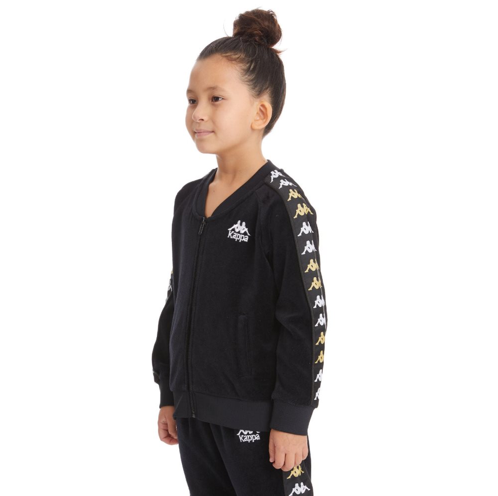 Chaquetas Deportivas Kappa 222 Banda Benettin Negros | 36524-FJBN