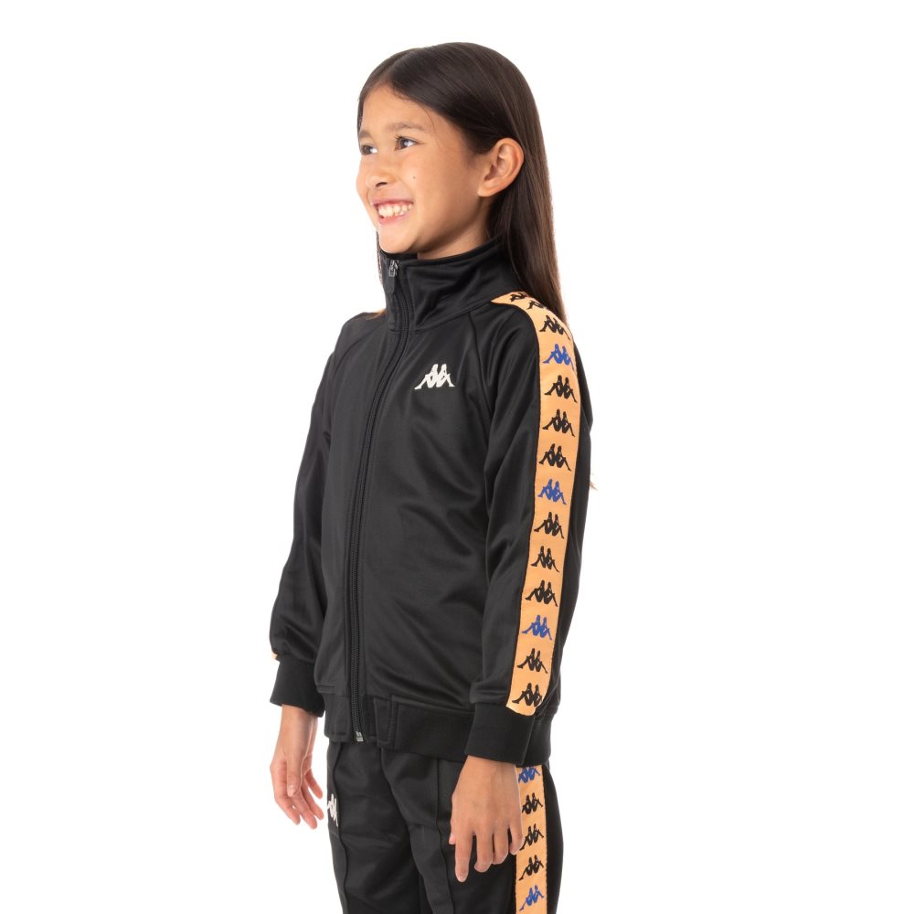 Chaquetas Deportivas Kappa 222 Banda Dullo Negros | 06352-ZOLQ