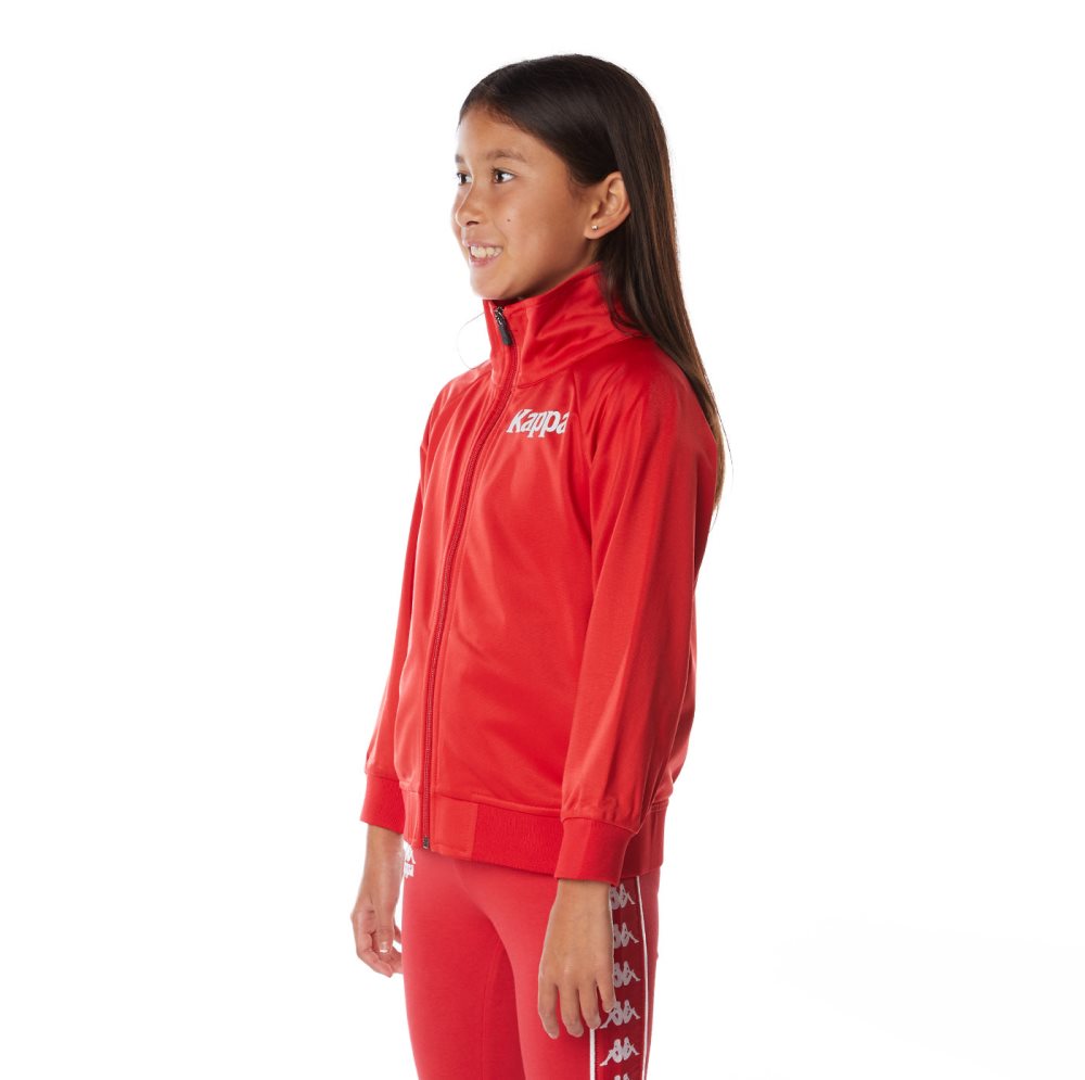 Chaquetas Deportivas Kappa Authentic Angost Rojos | 30614-NOUT