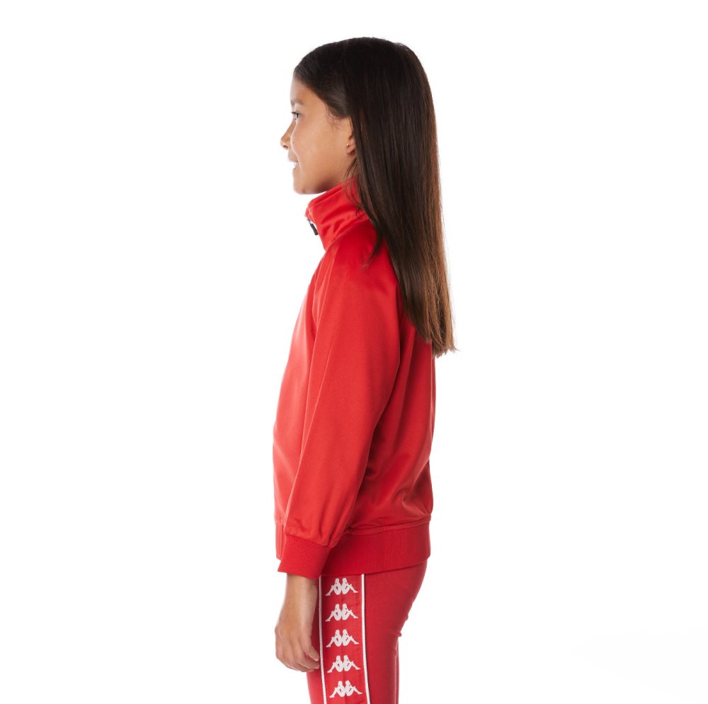 Chaquetas Deportivas Kappa Authentic Angost Rojos | 30614-NOUT