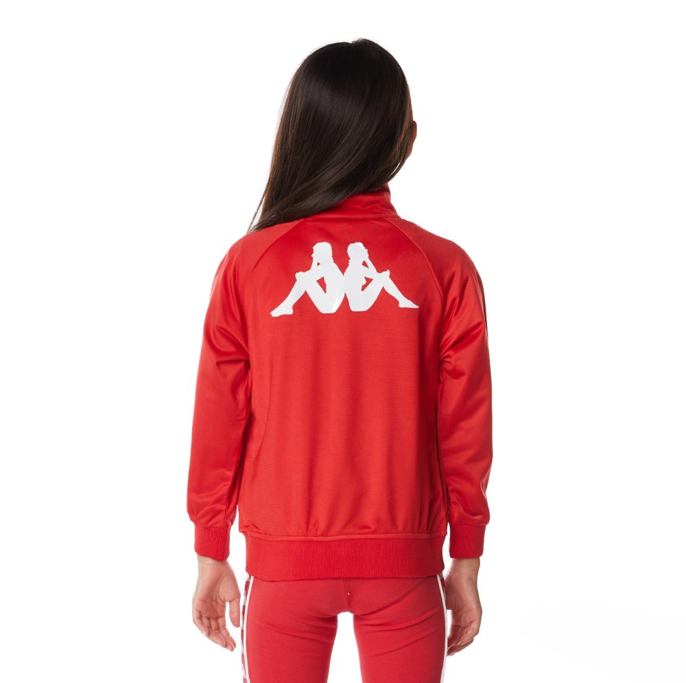 Chaquetas Deportivas Kappa Authentic Angost Rojos | 30614-NOUT