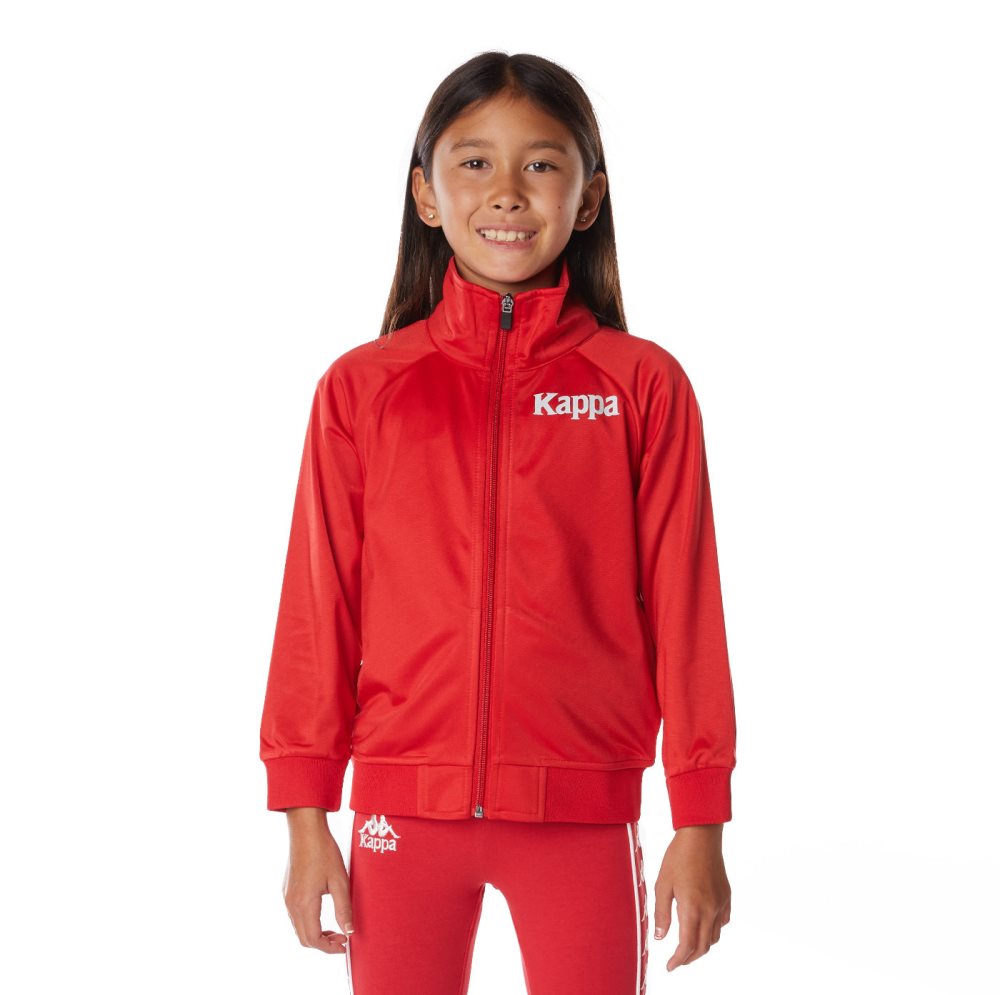 Chaquetas Deportivas Kappa Authentic Angost Rojos | 30614-NOUT