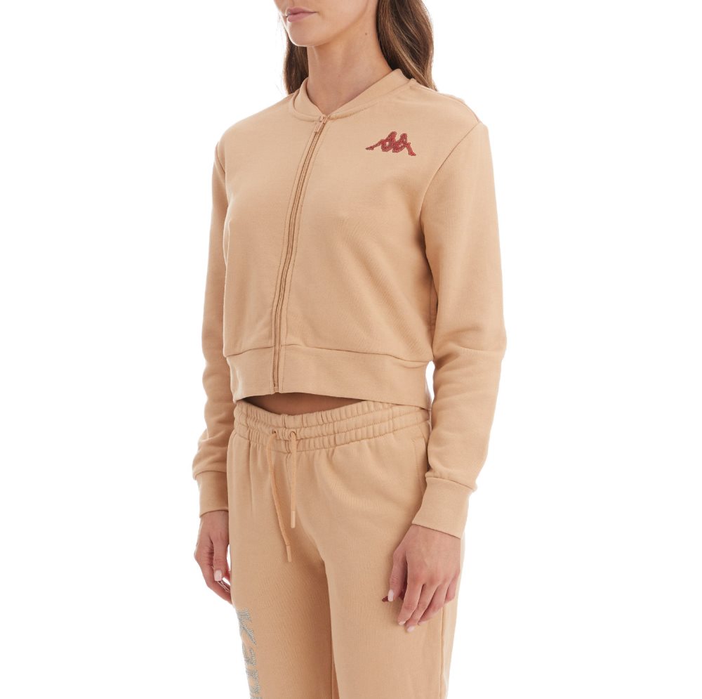 Chaquetas Deportivas Kappa Authentic Ginkle Cropped Beige | 93108-CNDL