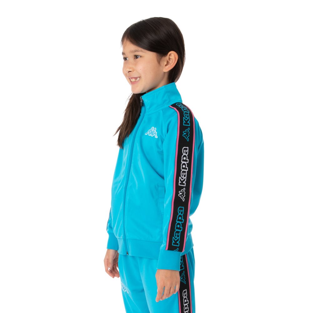 Chaquetas Deportivas Kappa Logo Tape Artem 2 Azules | 70354-UGMS