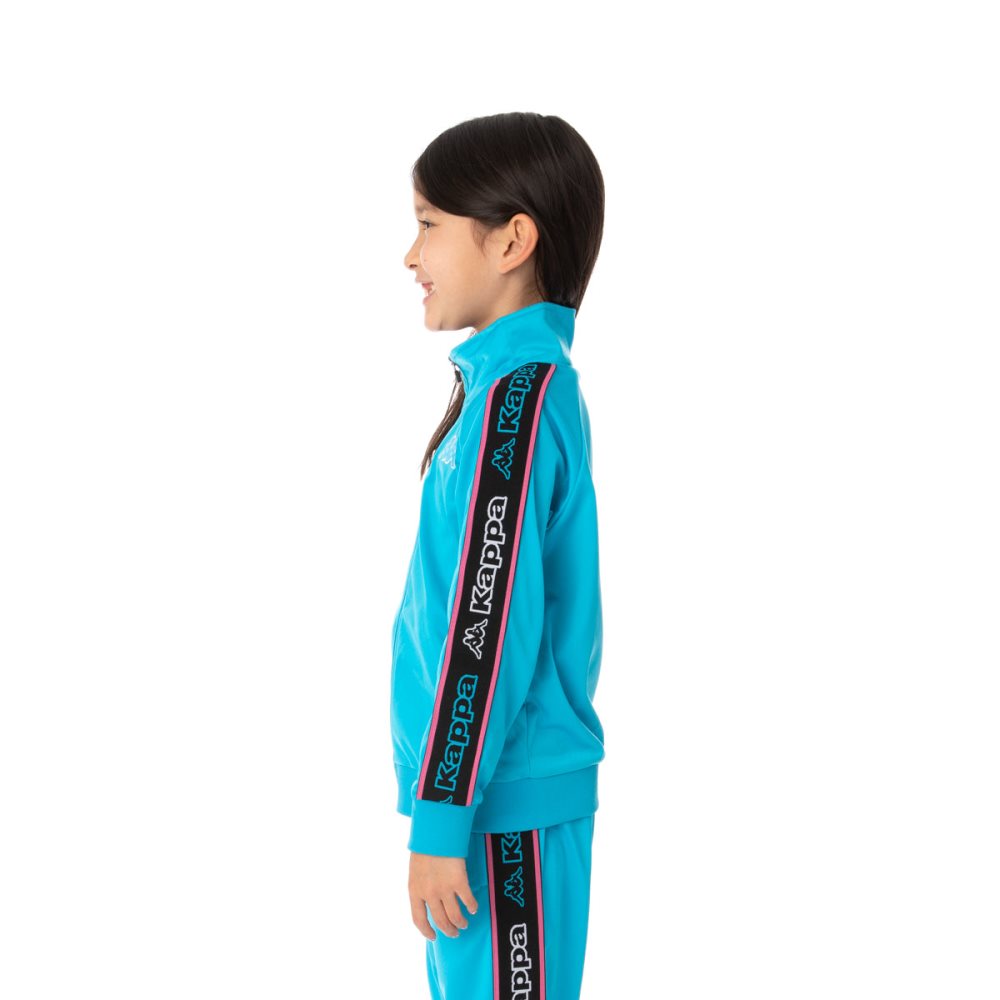 Chaquetas Deportivas Kappa Logo Tape Artem 2 Azules | 70354-UGMS