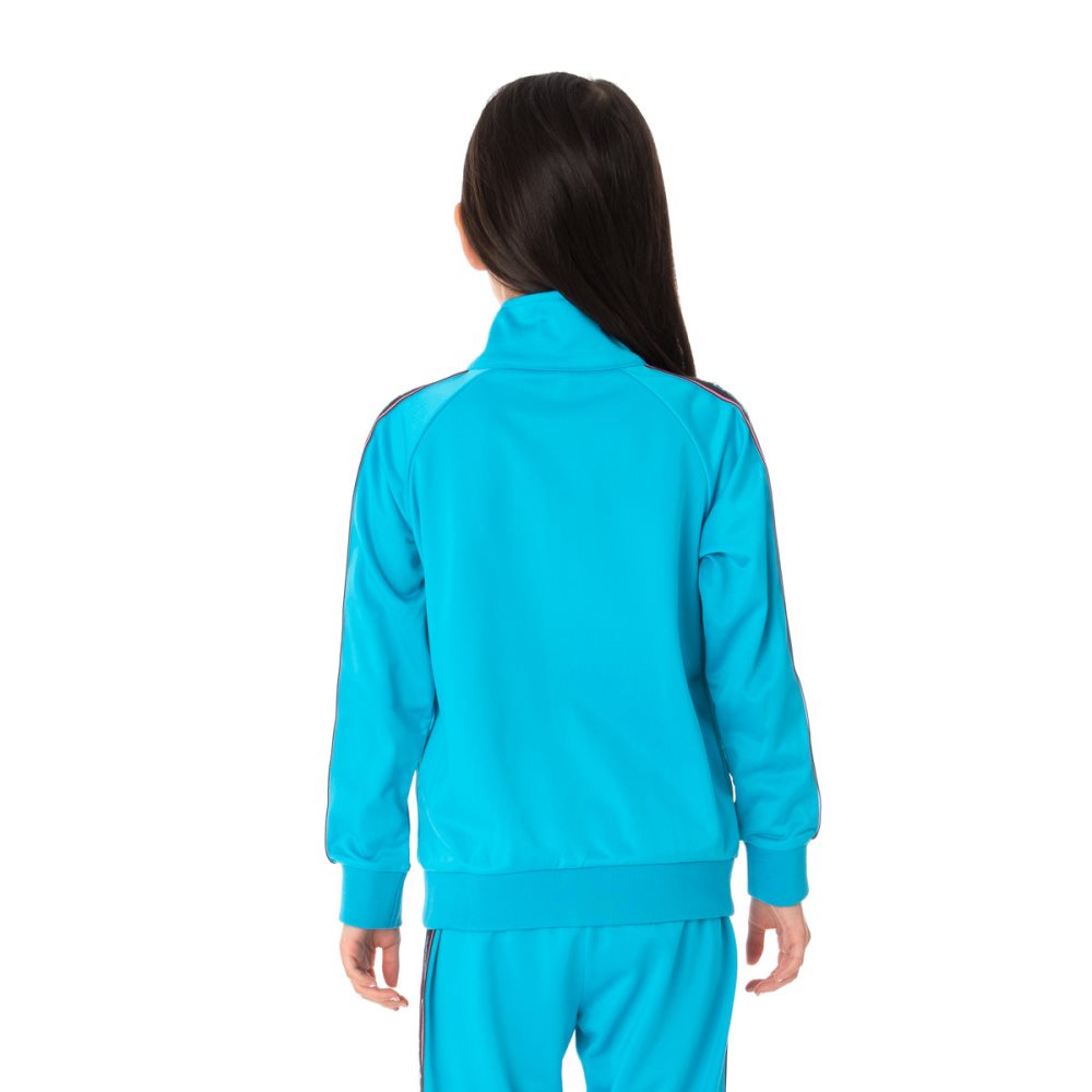 Chaquetas Deportivas Kappa Logo Tape Artem 2 Azules | 70354-UGMS