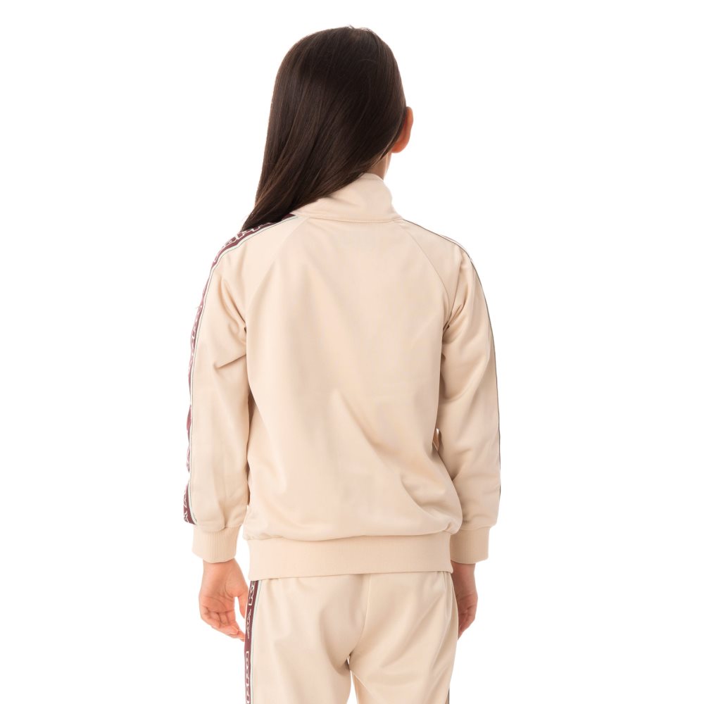 Chaquetas Deportivas Kappa Logo Tape Artem 2 Beige | 72345-AXQG