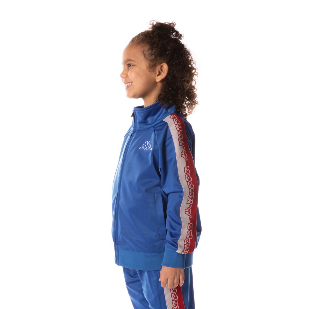 Chaquetas Deportivas Kappa Logo Tape Dartem Azules | 34517-YELU