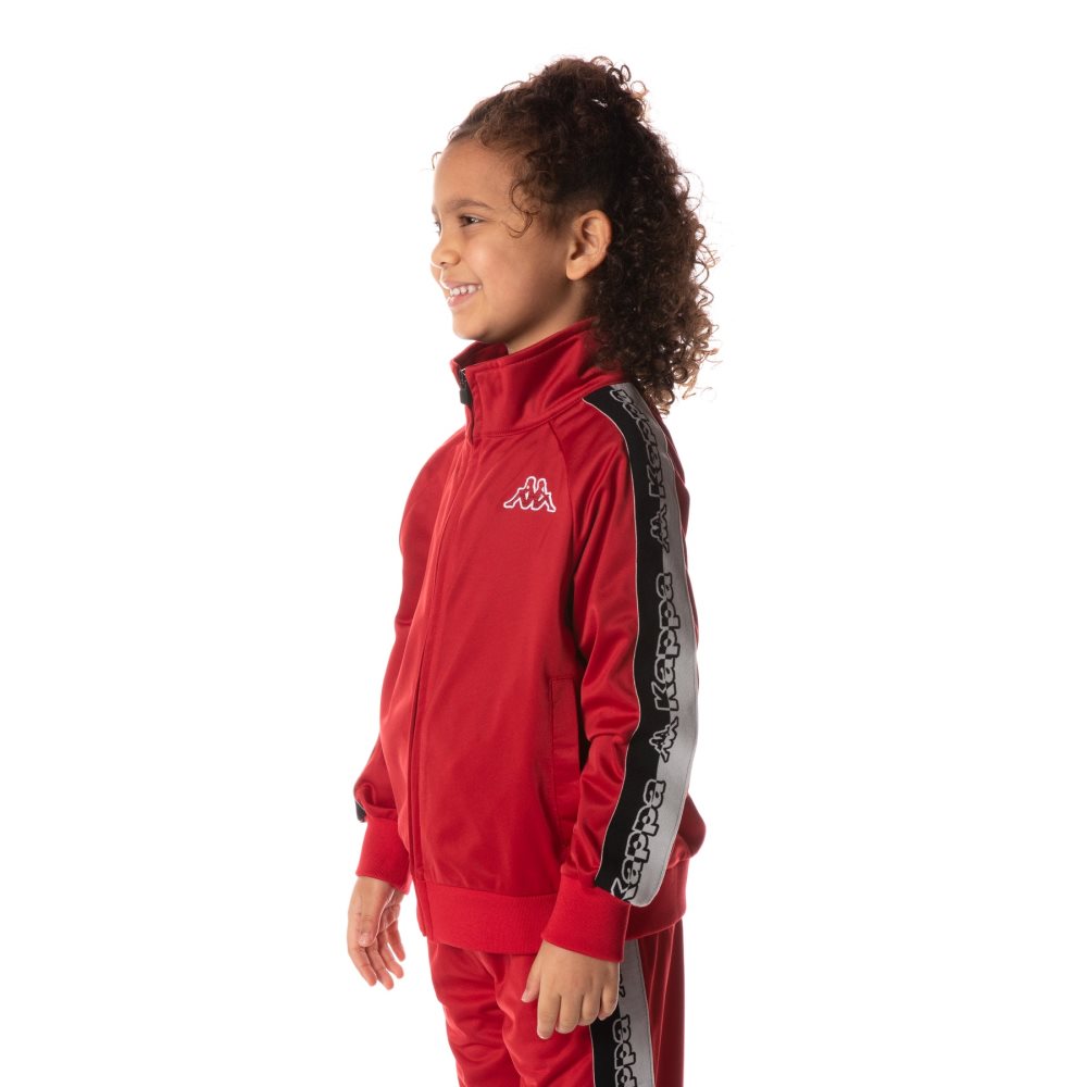 Chaquetas Deportivas Kappa Logo Tape Dartem Rojos | 75486-GBOU