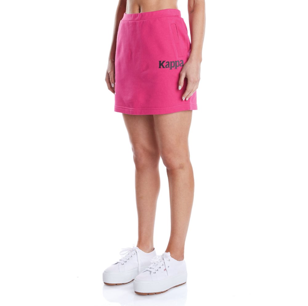 Falda Kappa Authentic Ambatondrazaka Rosas Negros | 24967-DCKQ