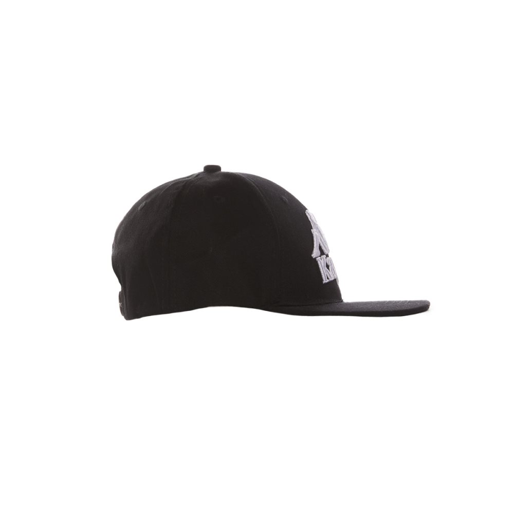 Gorras Kappa Authentic Bzadem Negros Blancos | 37092-BAON