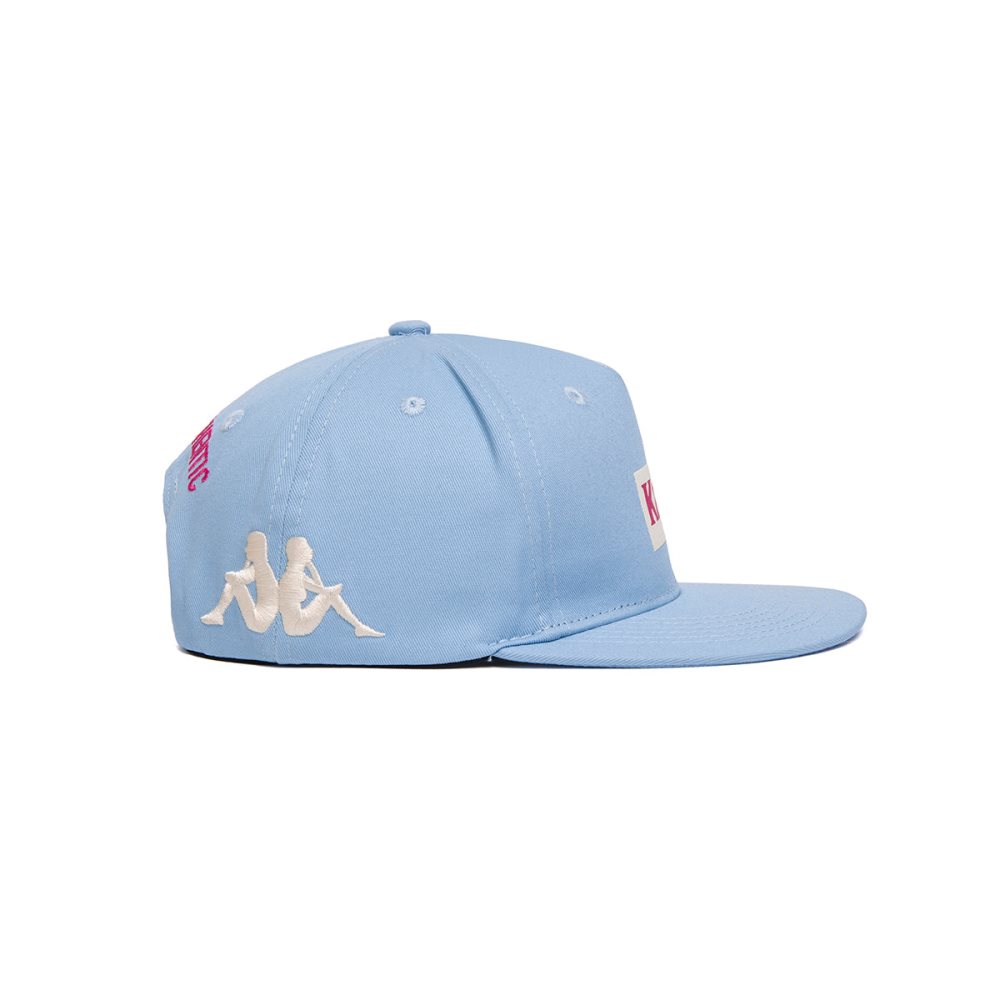 Gorras Kappa Authentic Graphik Tornado Azules Claro Rosas | 67382-RAXT