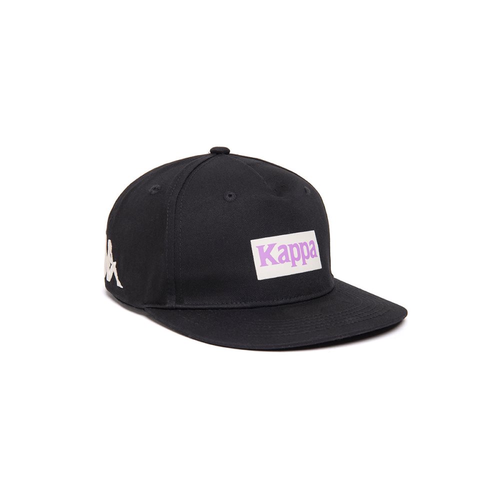 Gorras Kappa Authentic Graphik Tornado Negros Morados | 31940-AVQK