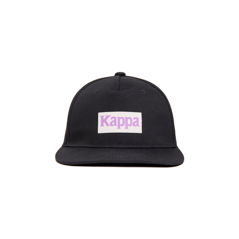 Gorras Kappa Authentic Graphik Tornado Negros Morados | 31940-AVQK