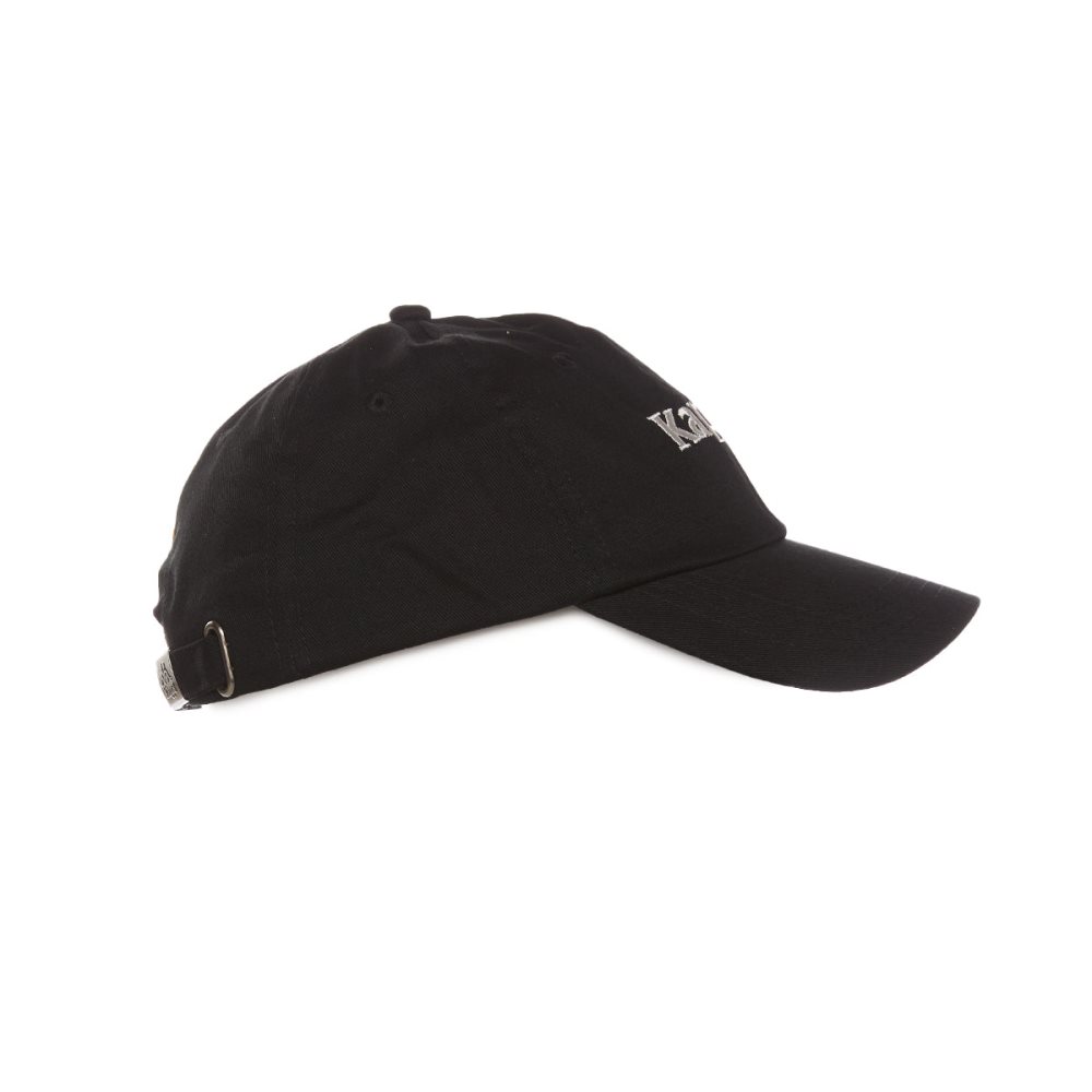 Gorras Kappa Authentic Hoogeveen Negros Naranjas | 51324-BXYS