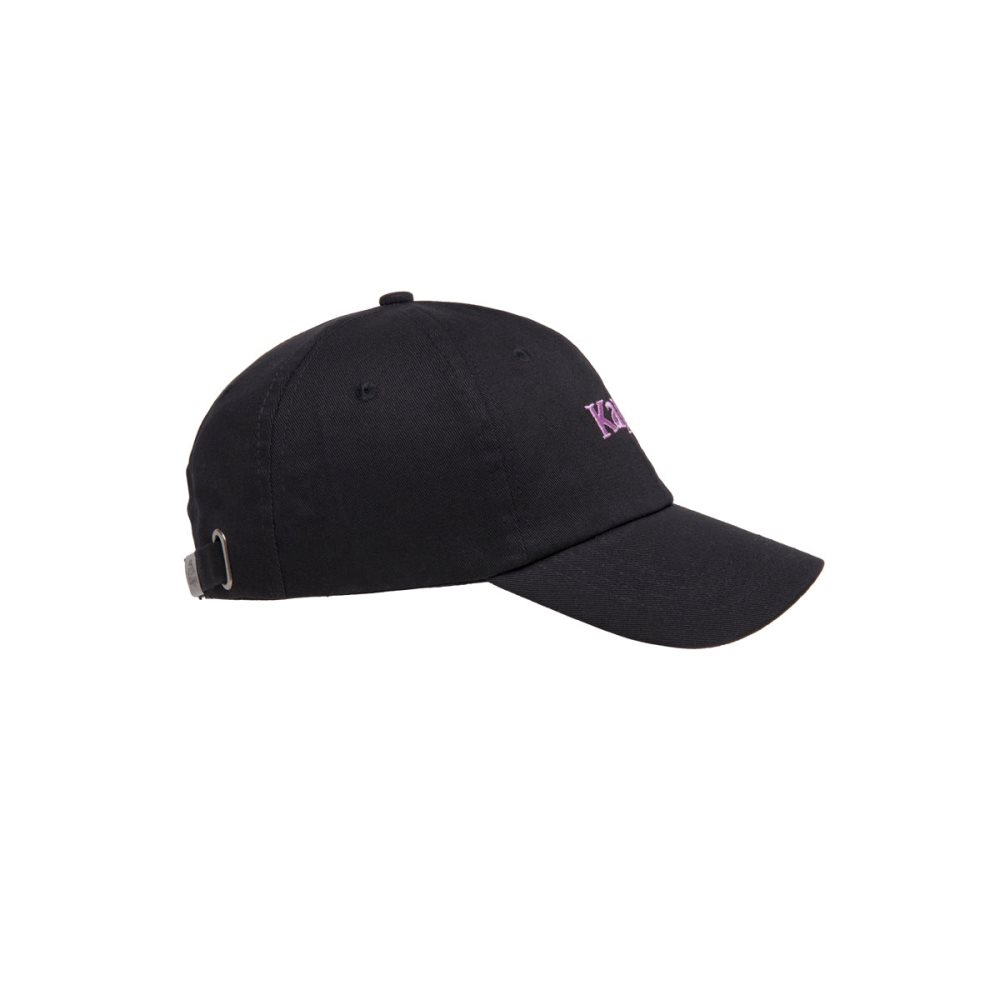 Gorras Kappa Authentic Hoogeveen Negros Morados | 74910-XHMN