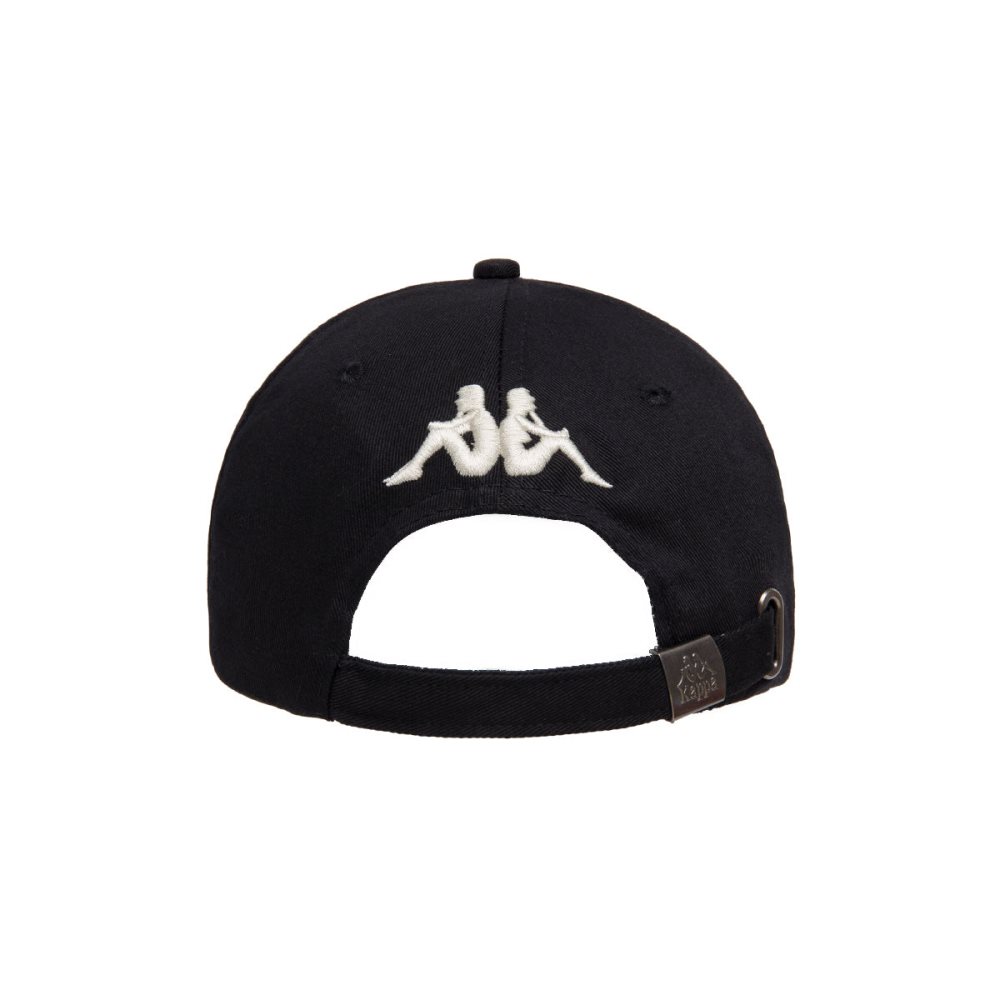 Gorras Kappa Authentic Hoogeveen Negros Morados | 74910-XHMN