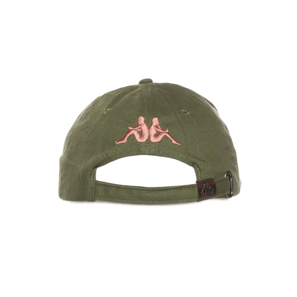 Gorras Kappa Authentic Hoogeveen Verdes Verde Oliva | 52409-KHGM