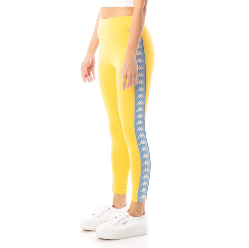 Leggins Kappa 222 Banda Anen 2 Amarillos Azules Claro | 10872-WUVY