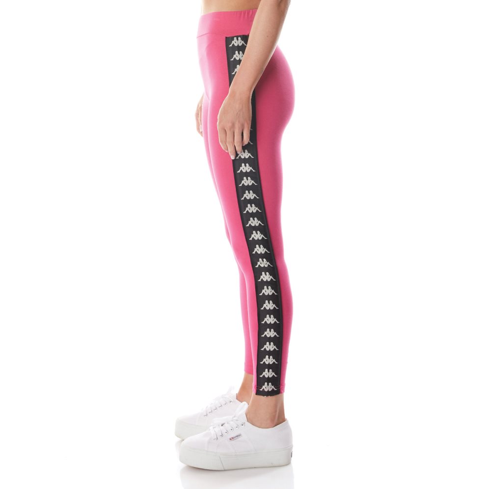 Leggins Kappa 222 Banda Anen 2 Rosas Negros | 24318-PHNQ