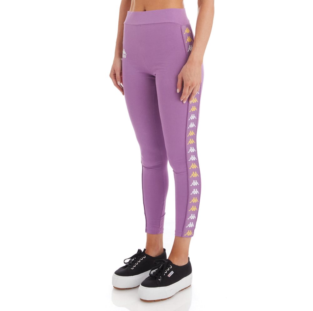 Leggins Kappa 222 Banda Baldhill Morados Lavanda | 59782-THKY