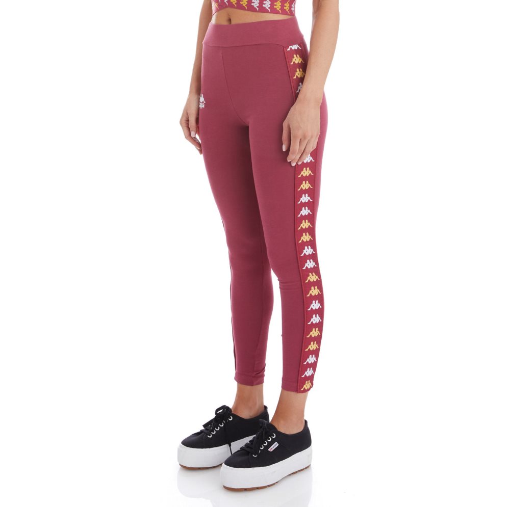 Leggins Kappa 222 Banda Baldhill Vino | 50681-AWXB