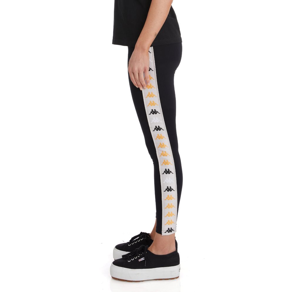 Leggins Kappa 222 Banda Bartes 2 Negros | 29063-TQCK