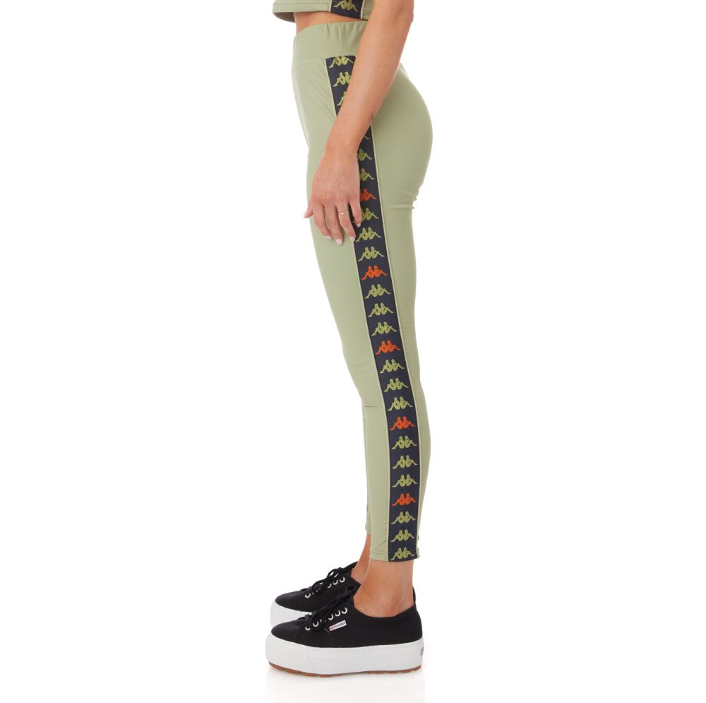 Leggins Kappa 222 Banda Bartes Verdes | 42513-VGOW