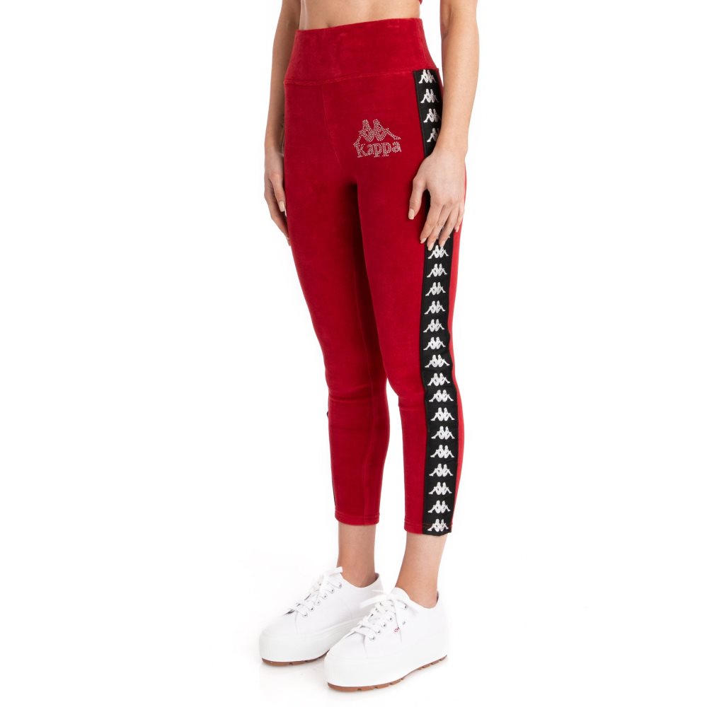 Leggins Kappa 222 Banda Stele Rojos | 79450-GLUN